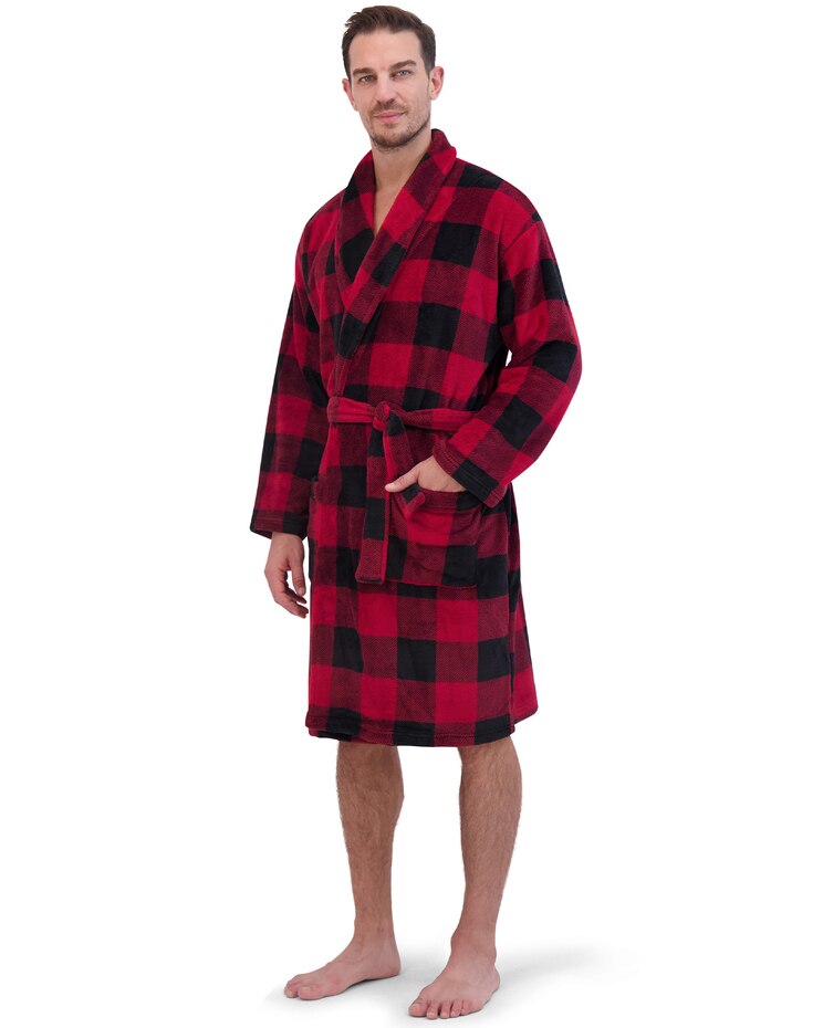 Hanes Novelty Cozy Fleece Robe image number 1