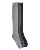 MUK LUKS Microfiber Socks 3pr thumbnail number 1