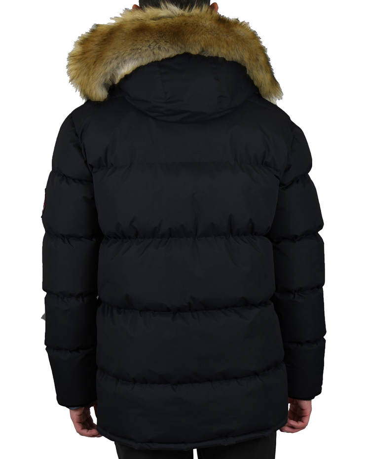 Spire By Galaxy Heavyweight Parka Jacket With Detachable Hood image number 2