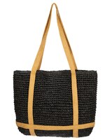 Day Trip - Woven Tote With Hat Holder Straps thumbnail number 1