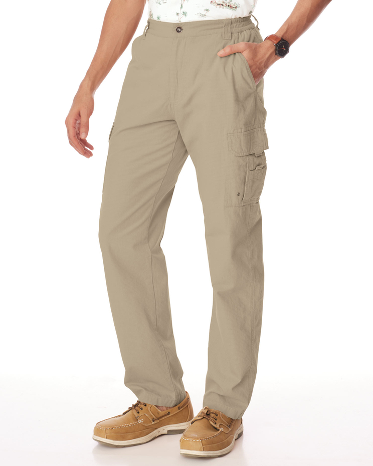 Victory® Relaxed-Fit Side-Elastic Cargo Pants image number 1