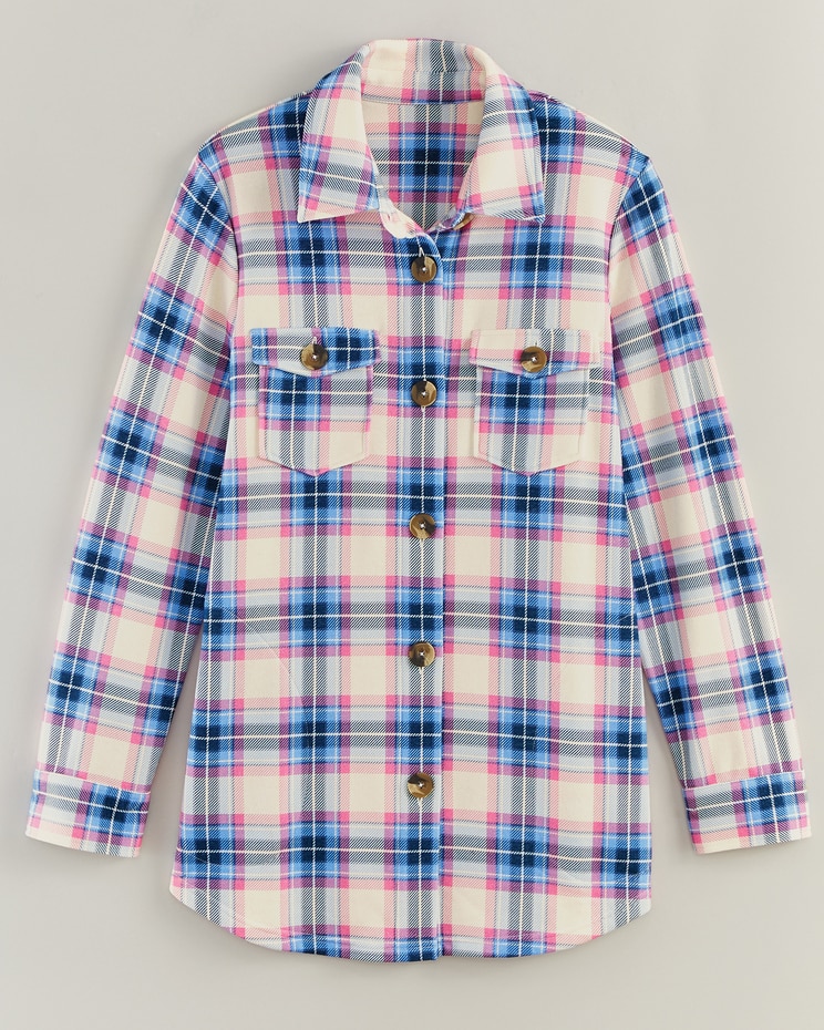 Better-Than-Basic Fleece Shirt Jacket image number 3