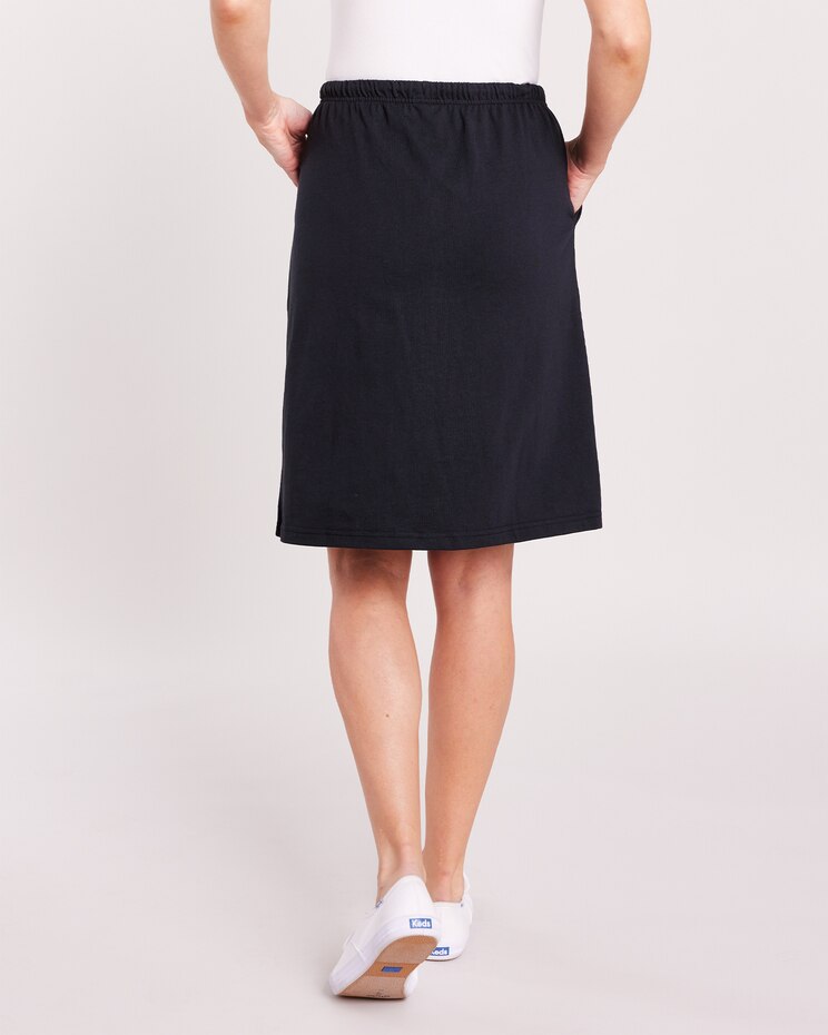 Knit Drawstring Skort image number 4