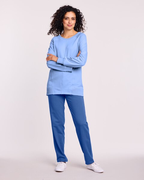 French Terry Seamed Pant Set