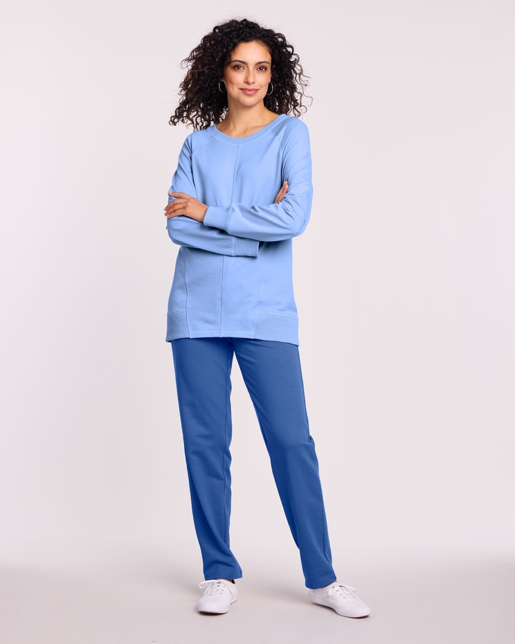 French Terry Seamed Pant Set image number 1