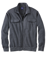 Haband Men’s Full Zip Fleece Shirt Jacket thumbnail number 1