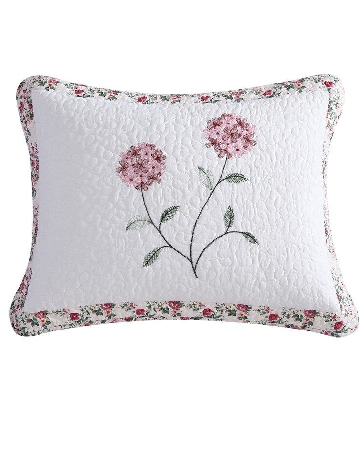 Carnation Embroidered Sham image number 1