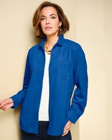 Stretch Microsuede Shirt Jacket thumbnail number 1