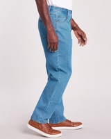 John Blair® Classics Relaxed-Fit Full-Elastic Jeans thumbnail number 2