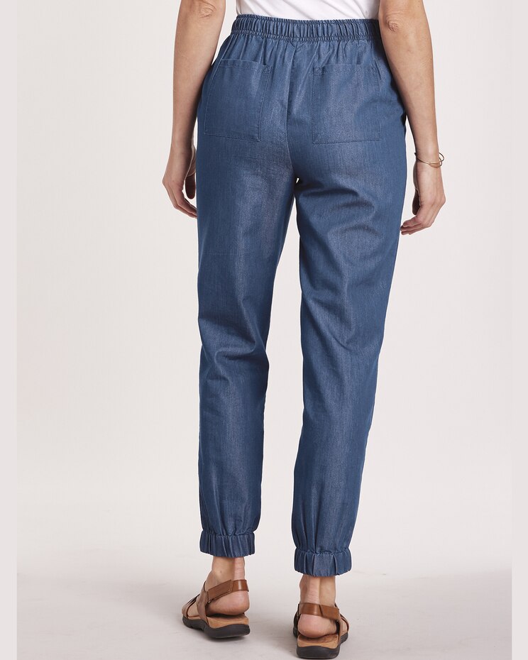 Lightweight Denim Joggers image number 2