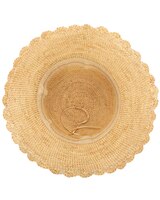 Sand Dollar - Womens Crochet Raffia Bucket Hat thumbnail number 2