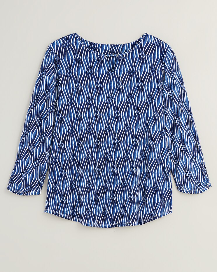 Alfred Dunner® Scenic Drive Diamond Top image number 1