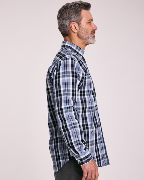 Cotton Traders Long Sleeve Sport Shirt