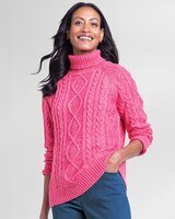 Bayside Cotton Cabled Turtleneck thumbnail number 1