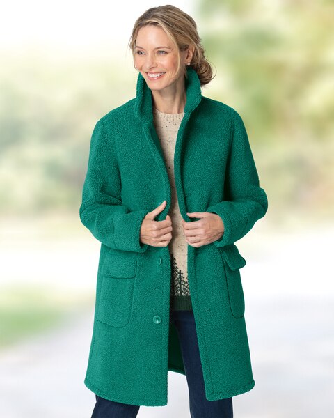 Reversible Faux-Sherpa Coat