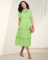 Malibu Gauze Tiered Dress thumbnail number 1