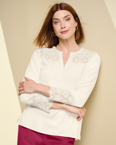 Everlasting Eyelet Tee