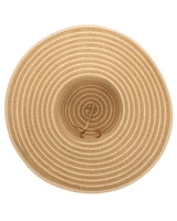 Mixed Paper And Gold Lurex Ultrabraid Floppy Hat thumbnail number 2