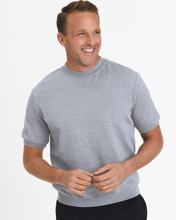 John Blair Supreme Fleece Short-Sleeve Sweatshirt image number 1