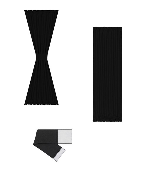 Darcy Rod Pocket Door Panel with Tieback