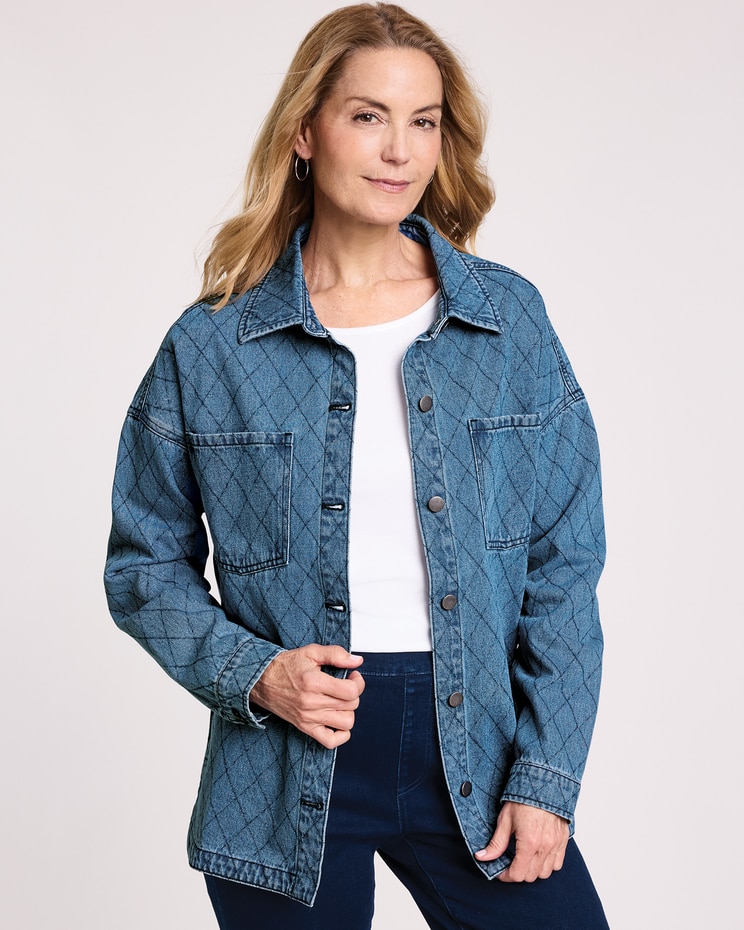 DenimEase™ Quilted Jacket image number 1