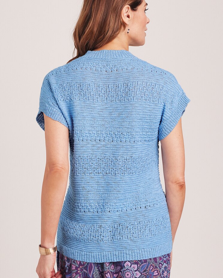 Textured Dolman Sleeve Sweater image number 2