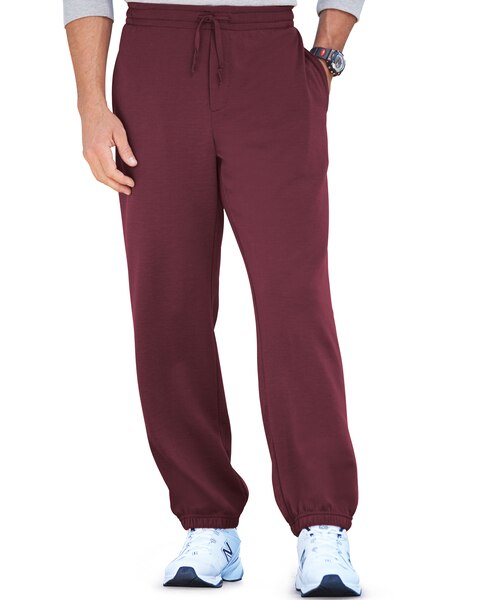 Haband Men’s Elastic Cuff Fleece Pants