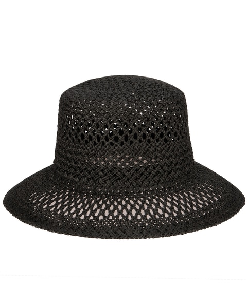 In The Clouds - Woven Paper Bucket Hat W/Ventilation