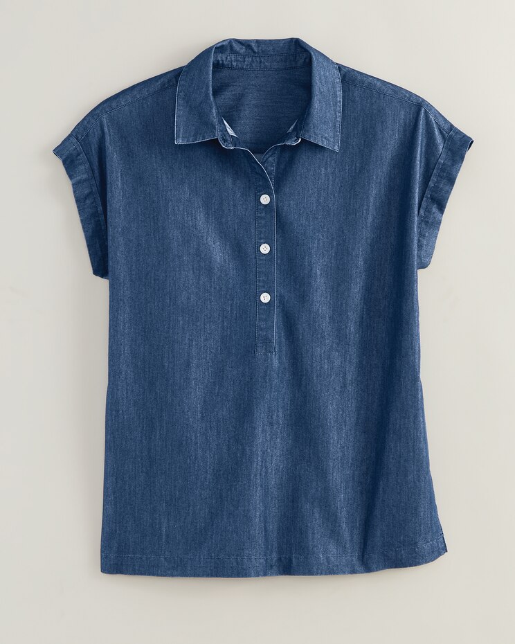 DenimLite Dolman Top image number 4
