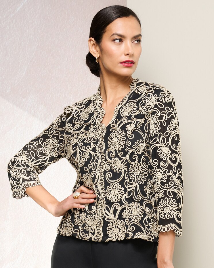 Soutache Top by Alex Evenings image number 1