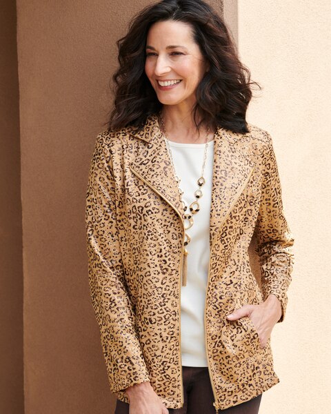 Golden Leopard Jacket