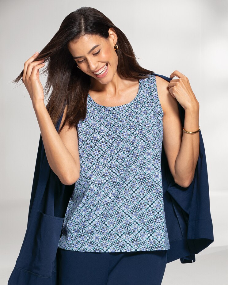 Norm Thompson™ Travel Knit Tank image number 1