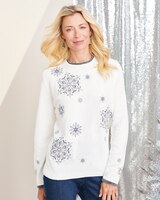 Snowflake Chenille Sweater thumbnail number 1