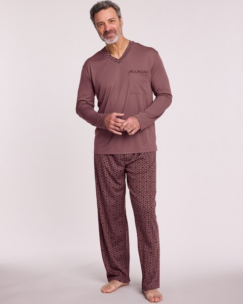 John Blair Micropoly Sleep Pants Set