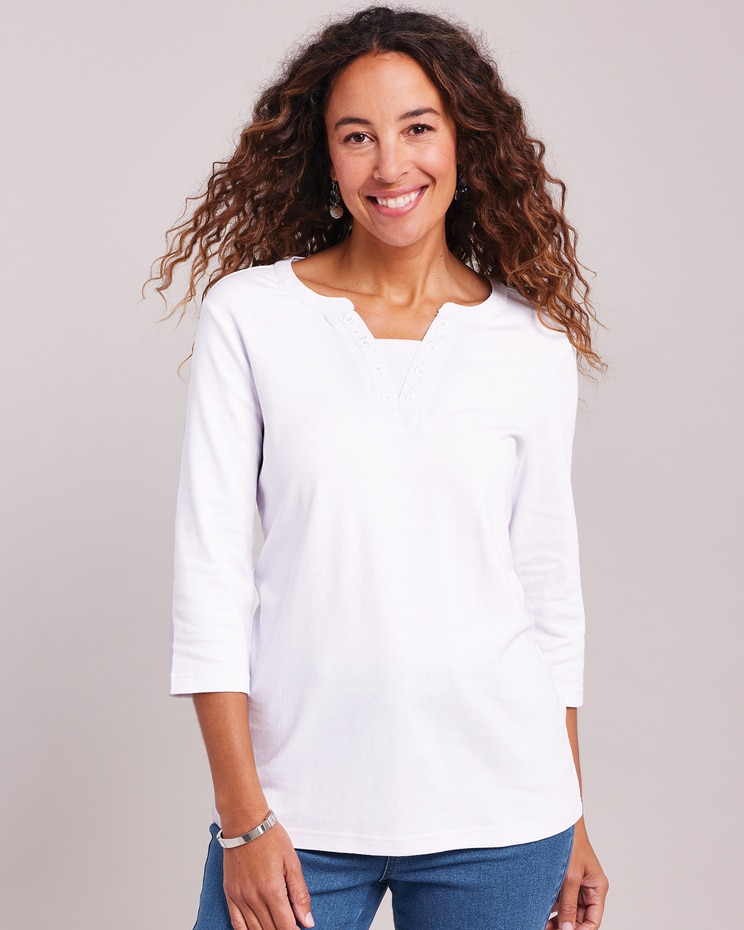 Essential Knit Layered Look Top image number 1