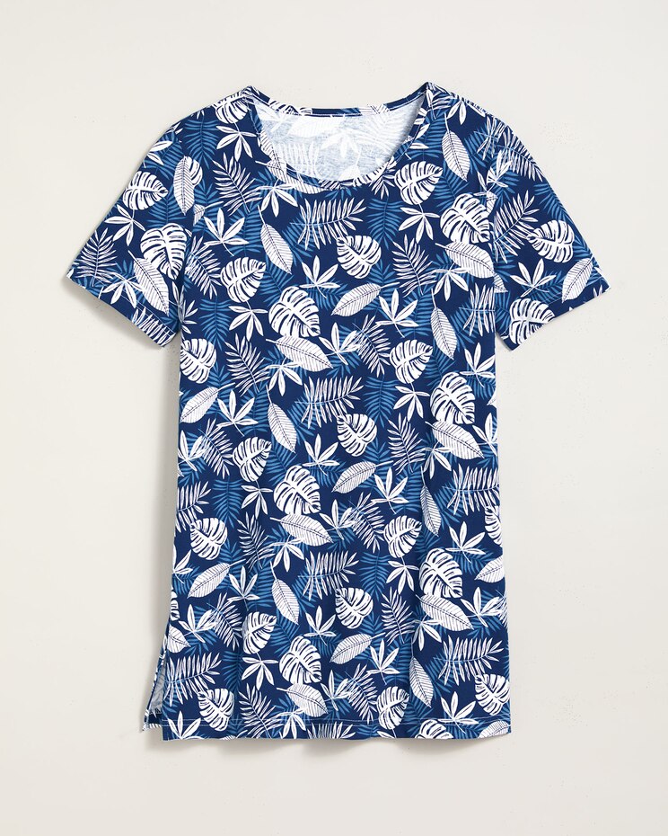 Short Sleeve Anytime Print Tunic image number 1