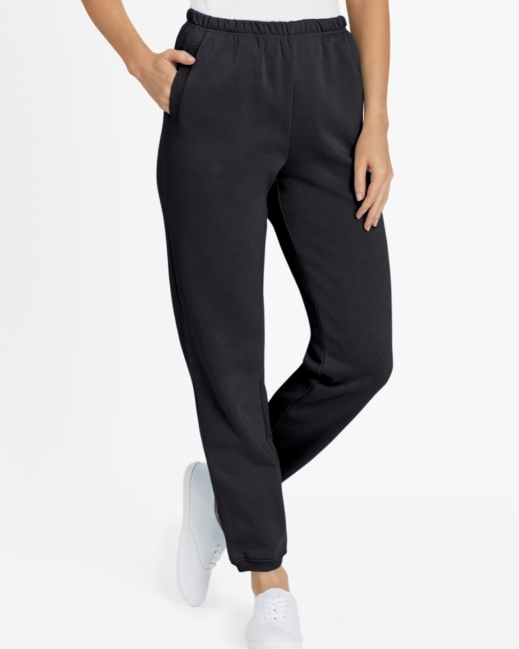 Better-Than-Basic Elastic-Waist Fleece Pants image number 1