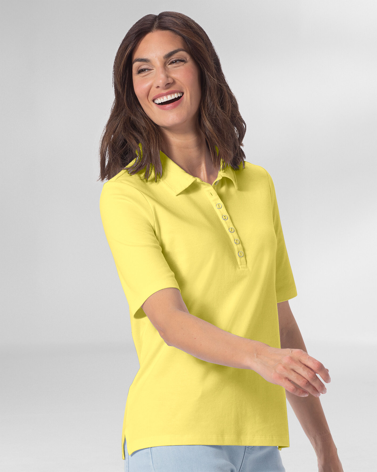 Elbow length polo shirts store