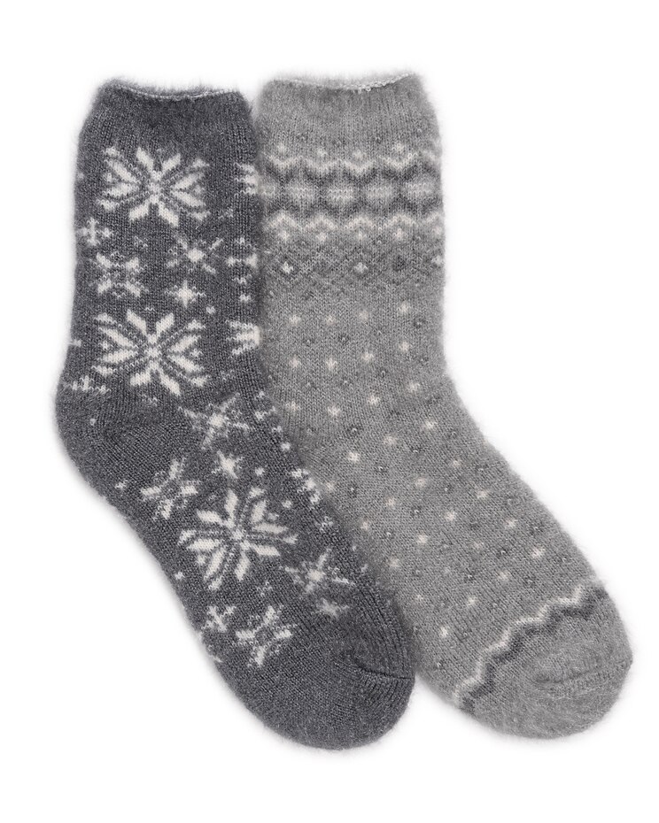 MUK LUKS Novelty Insulated Socks 2pr image number 1