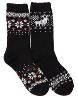 MUK LUKS® Womens Wool Socks 2Pr Pack thumbnail number 1