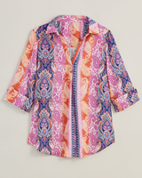 Alfred Dunner® Moody Blues Paisley Medallion Blouse thumbnail number 4