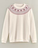 Better-Than-Basic Embroidered Sweatshirt thumbnail number 1
