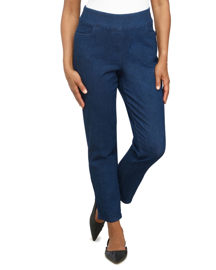 Alfred Dunner® Classics  Super Stretch Mid- Rise Average Length Pant image number 1