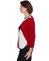 Alfred Dunner® Classics Colorblock Beaded Top thumbnail number 6