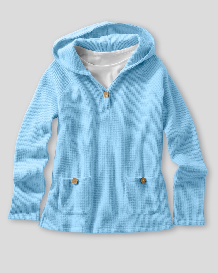 Waffle Knit Hoodie image number 3