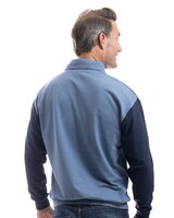 Palmland Long Sleeve Vertical Pieced Banded Bottom Polo thumbnail number 2