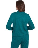 Alfred Dunner® French Quarter Paisley Embroidered Envelope Neck Sweater thumbnail number 2
