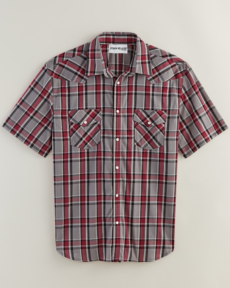 John Blair Short-Sleeve Snap-Front Shirt image number 2