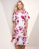Floral Chiffon Dress thumbnail number 1