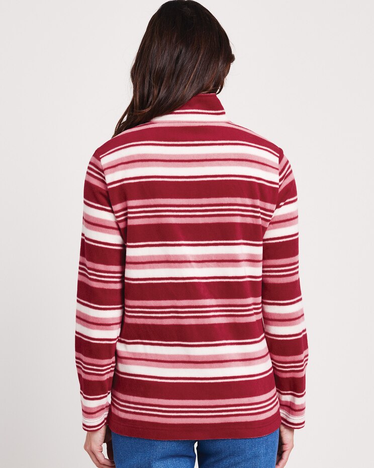 Scandia Fleece Quarter-Zip Pocket Top image number 2